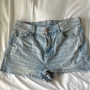 American Eagle Outfitters Women's Light Blue Denim Shorts